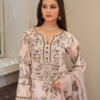 Earthy Elegance Floral & Black Embroidered Lawn Suit