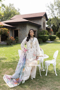 Alternative view of Heera 045 Cotton Embroidered Readymade Farshi Shalwar Kameez Suit with Digital Print Lawn Dupatta for Women's Fashion Asian Salwar Clothes Womenswear Outfit