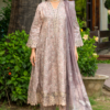 Zymal-V5 D4 021 Lawn Frock Ladies Pakistani Readymade Shalwar Kameez Suit with Printed Dupatta in Elegant Design Womenswear Salwar Clothes Asian